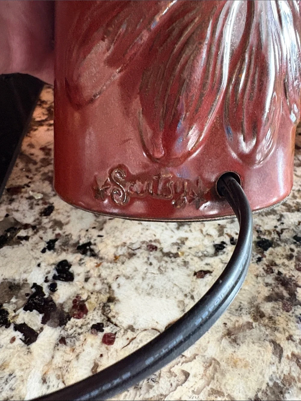 Scentsy Wax Melt Warmer with Sunflower Design